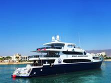 Oman Scuba Diving Holiday. Luxury Oman Aggressor Liveaboard. Rear View.