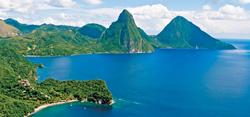 Diving at the Pitons, St Lucia